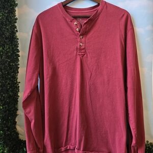 Woolrich Burgundy Henley Shirt